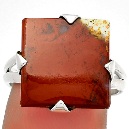 Natural Red Moss Agate Ring size-8 R-1305 SDR184510