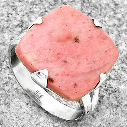 Natural Pink Tulip Quartz Ring size-9 R-1305 SDR184518