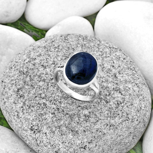 Blue Fire Labradorite - Madagascar Ring size-7.5 R-1005 SDR184995