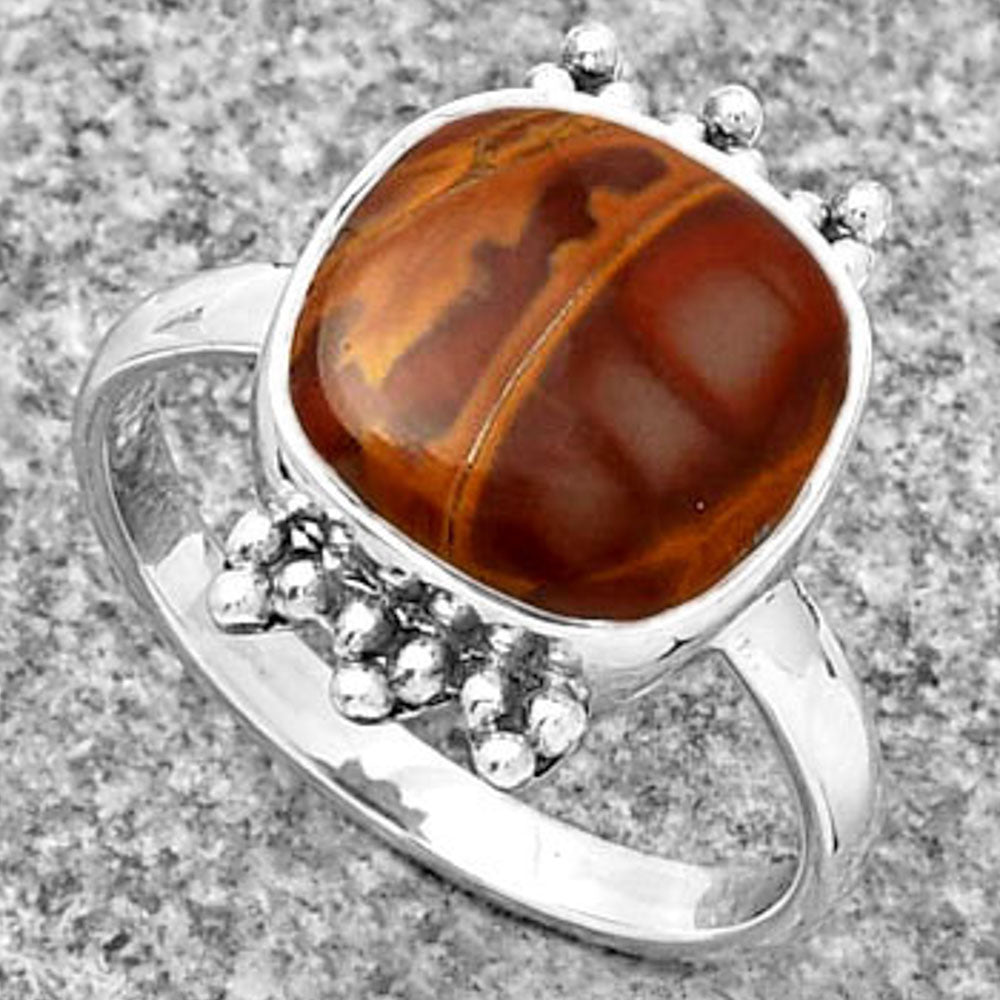 Natural Noreena Jasper Ring size-8.5 R-1223 SDR185187
