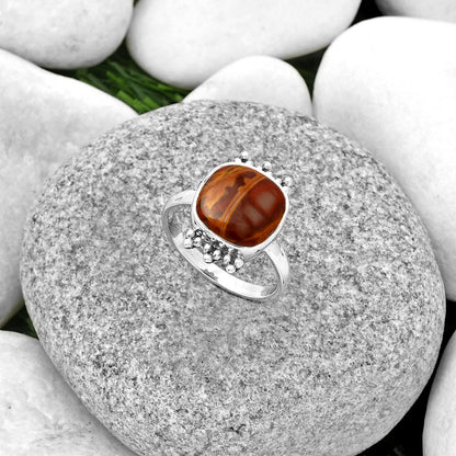 Natural Noreena Jasper Ring size-8.5 R-1223 SDR185187