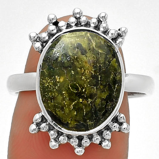 Dragon Blood Stone - South Africa Ring size-9 R-1223 SDR185198