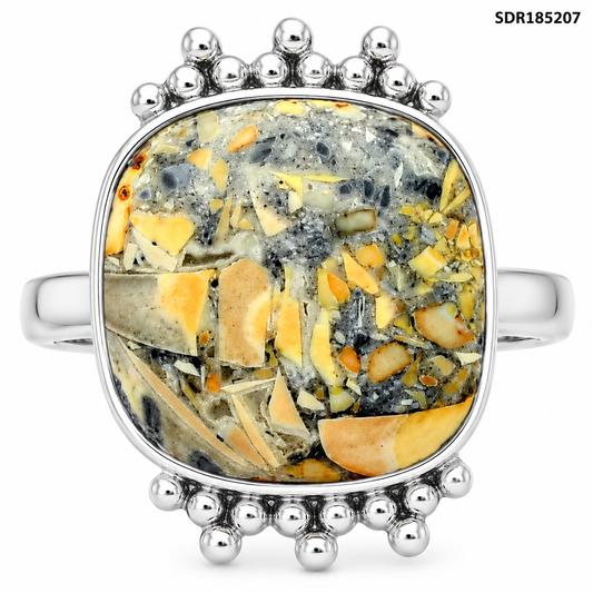 Natural Maligano Jasper Indonesia Ring size-8.5 R-1223 SDR185207