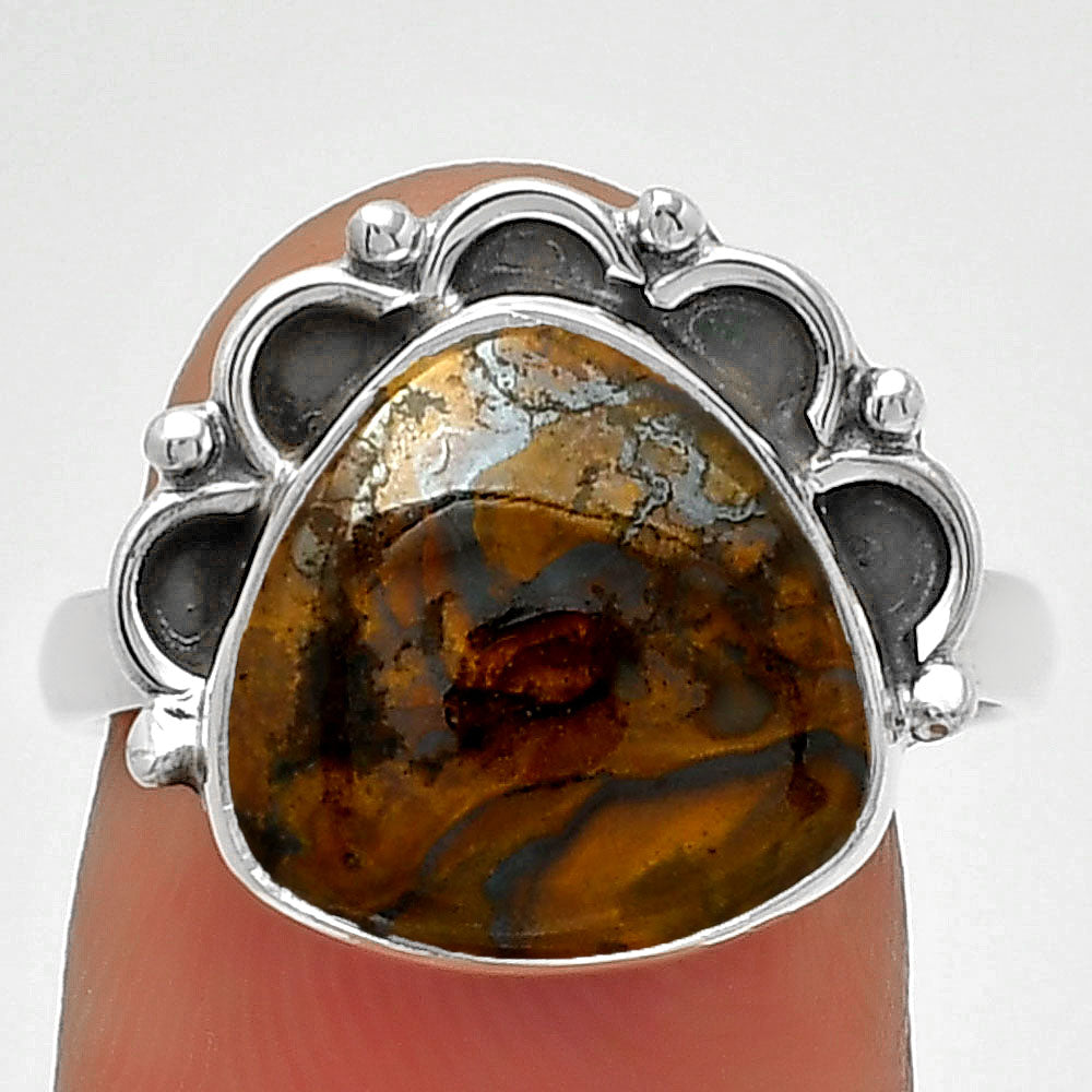 Natural Rare Cady Mountain Agate Ring size-8 R-1216 SDR185217