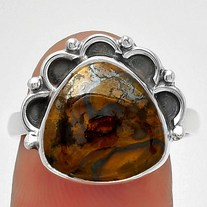 Natural Rare Cady Mountain Agate Ring size-8 R-1216 SDR185217