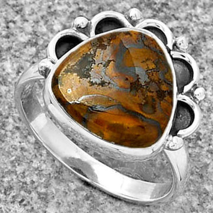 Natural Rare Cady Mountain Agate Ring size-8 R-1216 SDR185217