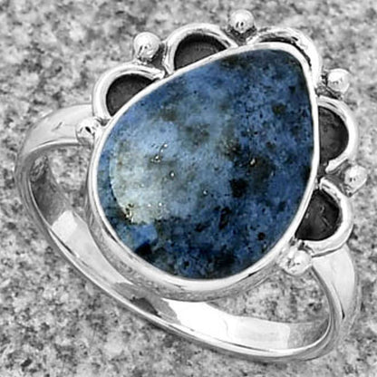 Natural Dumortierite Quartz Ring size-8 R-1216 SDR185230