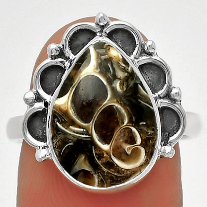 Natural Turtella Jasper - USA Ring size-8 R-1216 SDR185241
