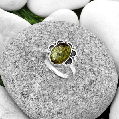 Dragon Blood Stone - South Africa Ring size-8 R-1216 SDR185248