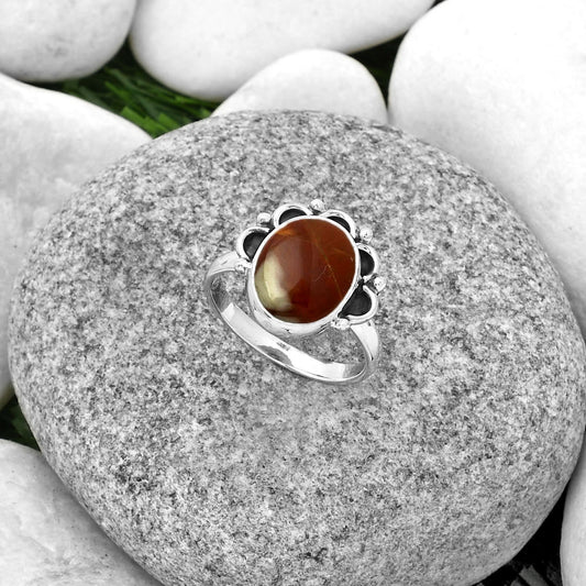 Natural Noreena Jasper Ring size-8 R-1216 SDR185261