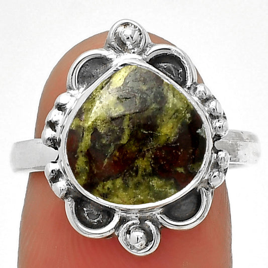 Dragon Blood Stone - South Africa Ring size-7.5 R-1103 SDR185331