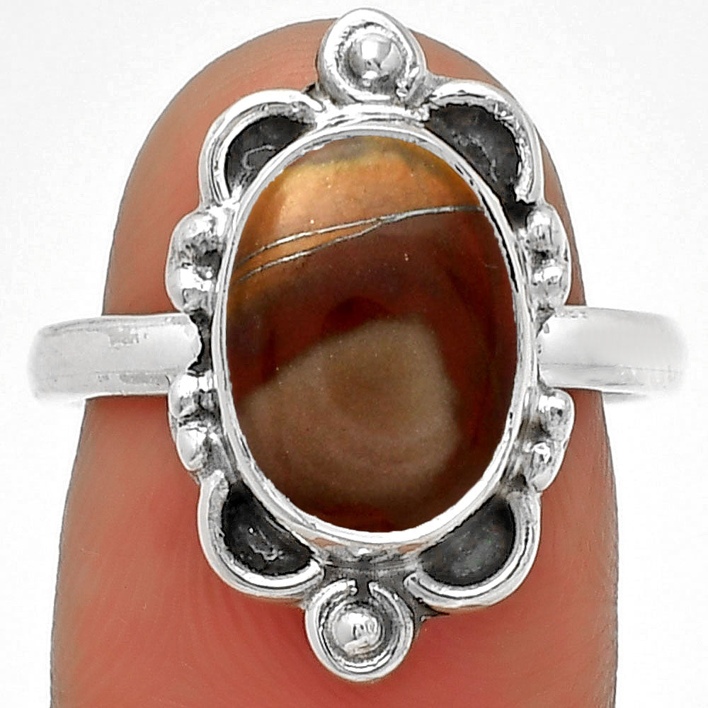 Natural Noreena Jasper Ring size-7.5 R-1103 SDR185333