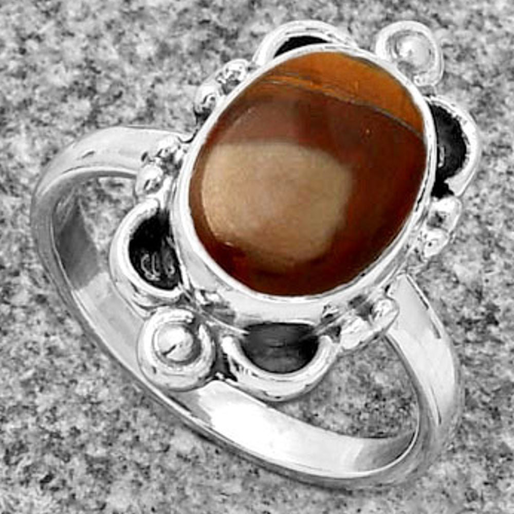 Natural Noreena Jasper Ring size-7.5 R-1103 SDR185333