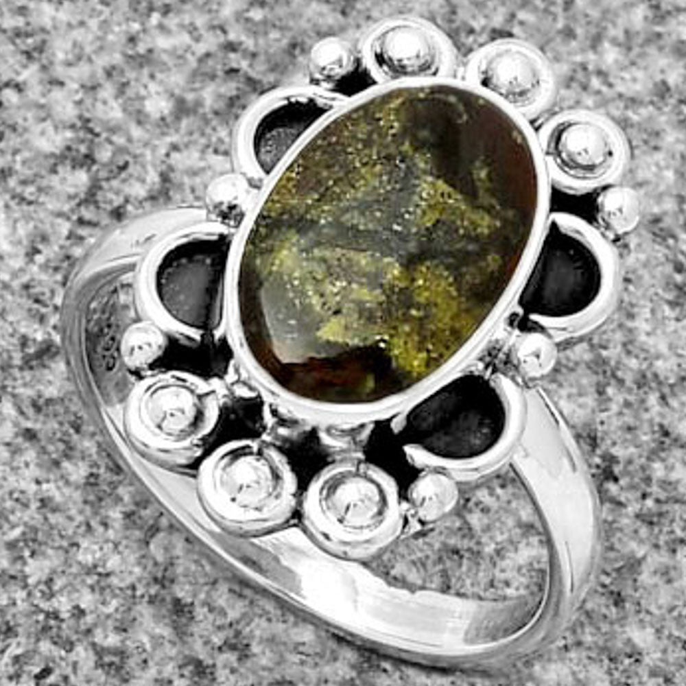 Dragon Blood Stone - South Africa Ring size-7 R-1207 SDR185353
