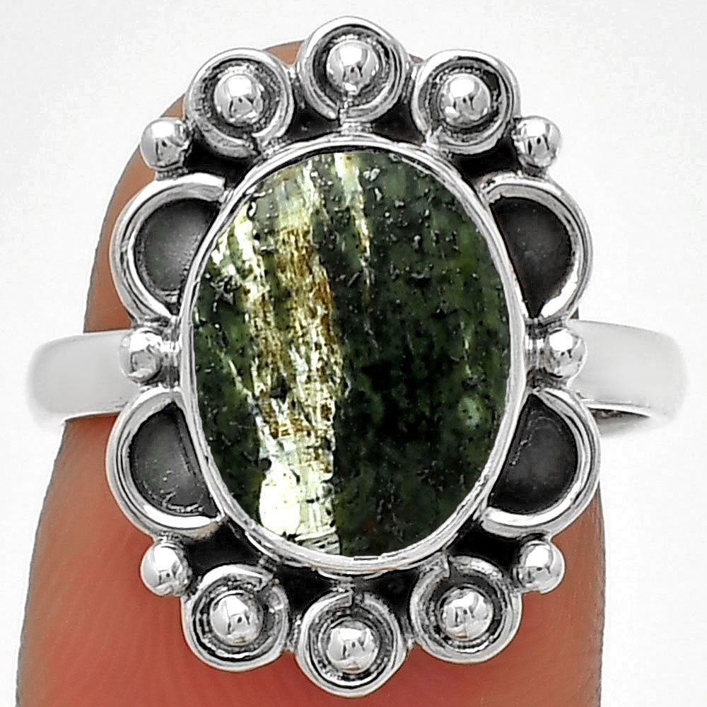 Natural Chrysotile Ring size-7 R-1207 SDR185359