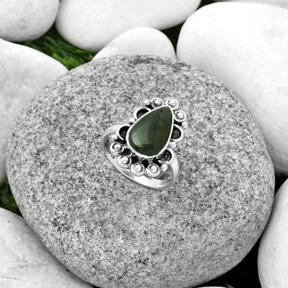 Natural Polygram Jasper Ring size-7 R-1207 SDR185363