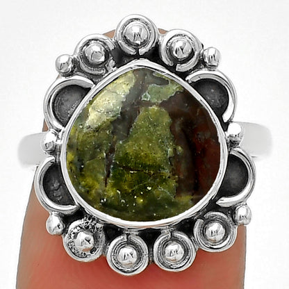 Dragon Blood Stone - South Africa Ring size-7 R-1207 SDR185374