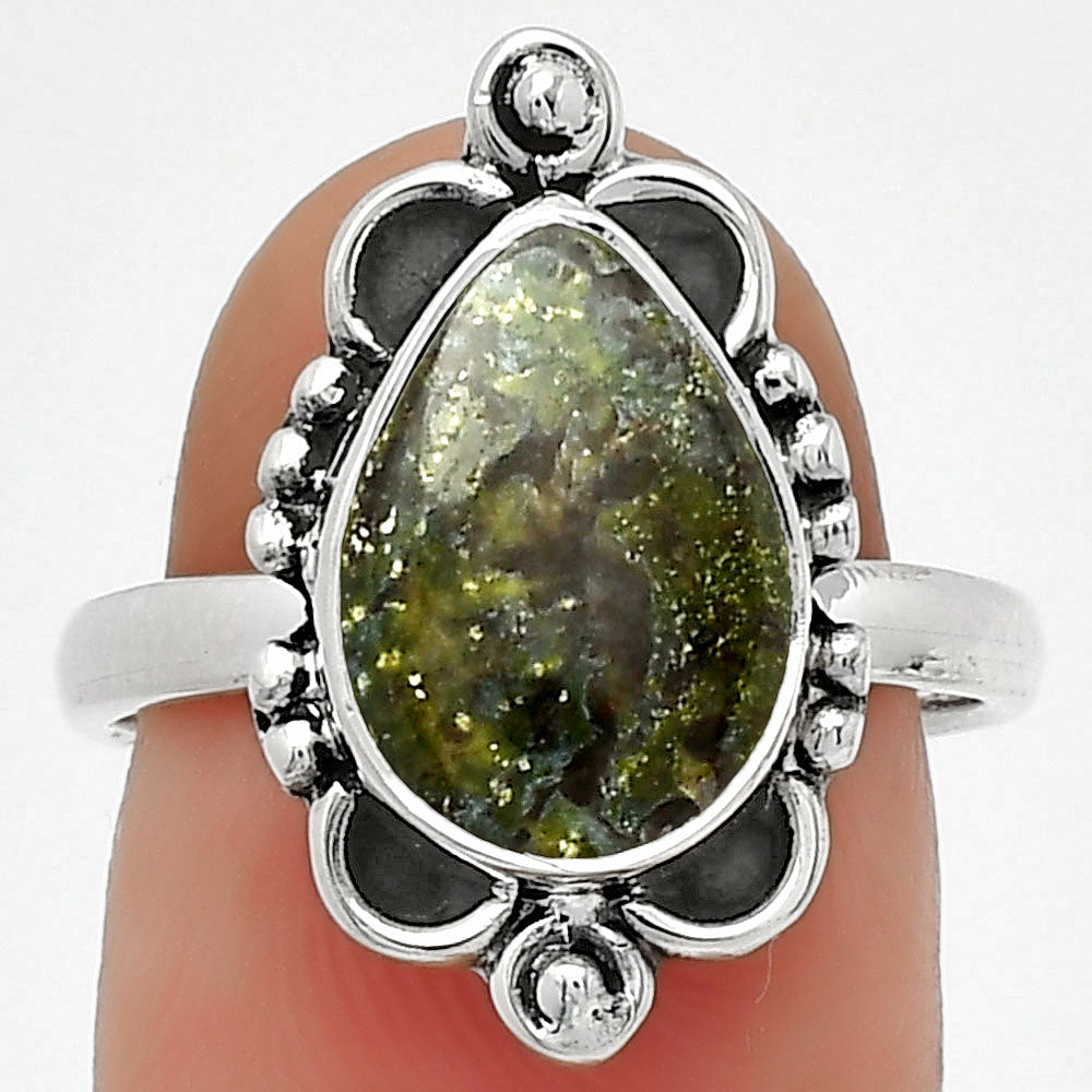 Dragon Blood Stone - South Africa Ring size-7.5 R-1103 SDR185431