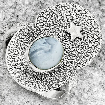 Star Blue Lace Agate South Africa Ring size-8 R-1290 SDR185474