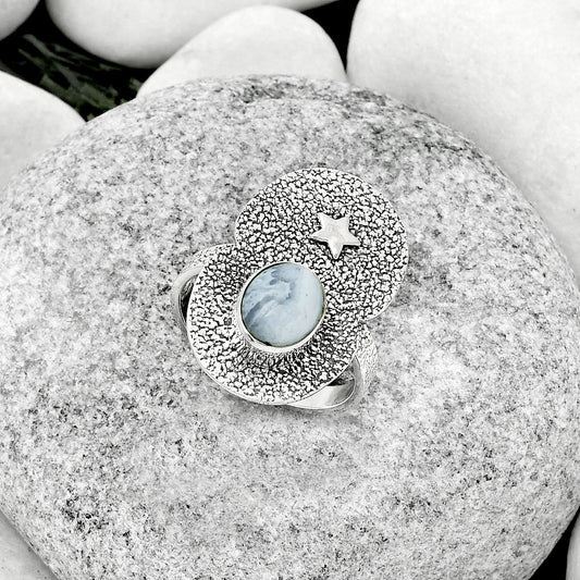 Star Blue Lace Agate South Africa Ring size-8 R-1290 SDR185474