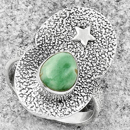 Star - Natural Utah Variscite Ring size-8 R-1290 SDR185484