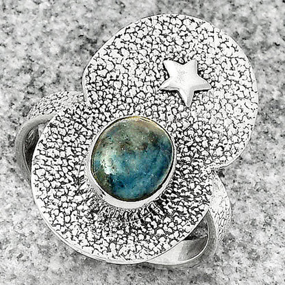 Star - Blue Scheelite - Turkey Ring size-8.5 R-1290 SDR185488