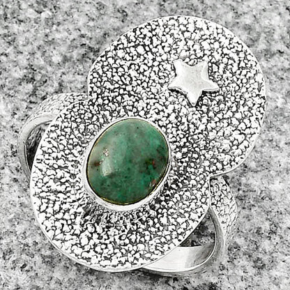 Star - Natural Larsonite Jasper Ring size-8.5 R-1290 SDR185493
