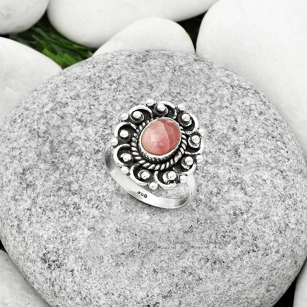 Natural Rhodochrosite Argentina Ring size-8.5 R-1563 SDR185503