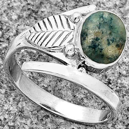 Natural Blue Scheelite - Turkey Ring size-8.5 R-1410 SDR185687