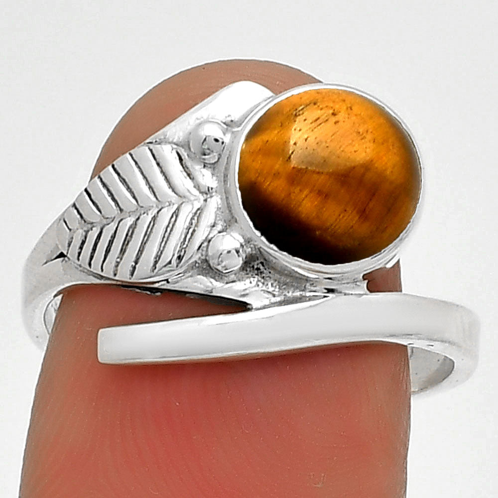Natural Tiger Eye - Africa Ring size-8.5 R-1410 SDR185698
