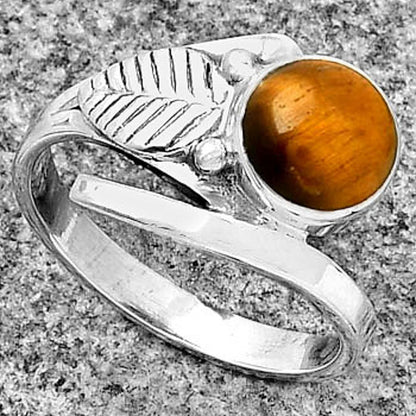 Natural Tiger Eye - Africa Ring size-8.5 R-1410 SDR185698
