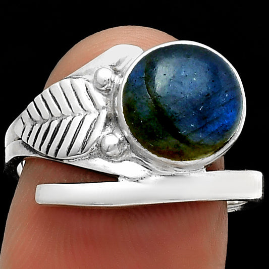 Natural Blue Labradorite Madagascar Ring size-8 R-1410 SDR185714