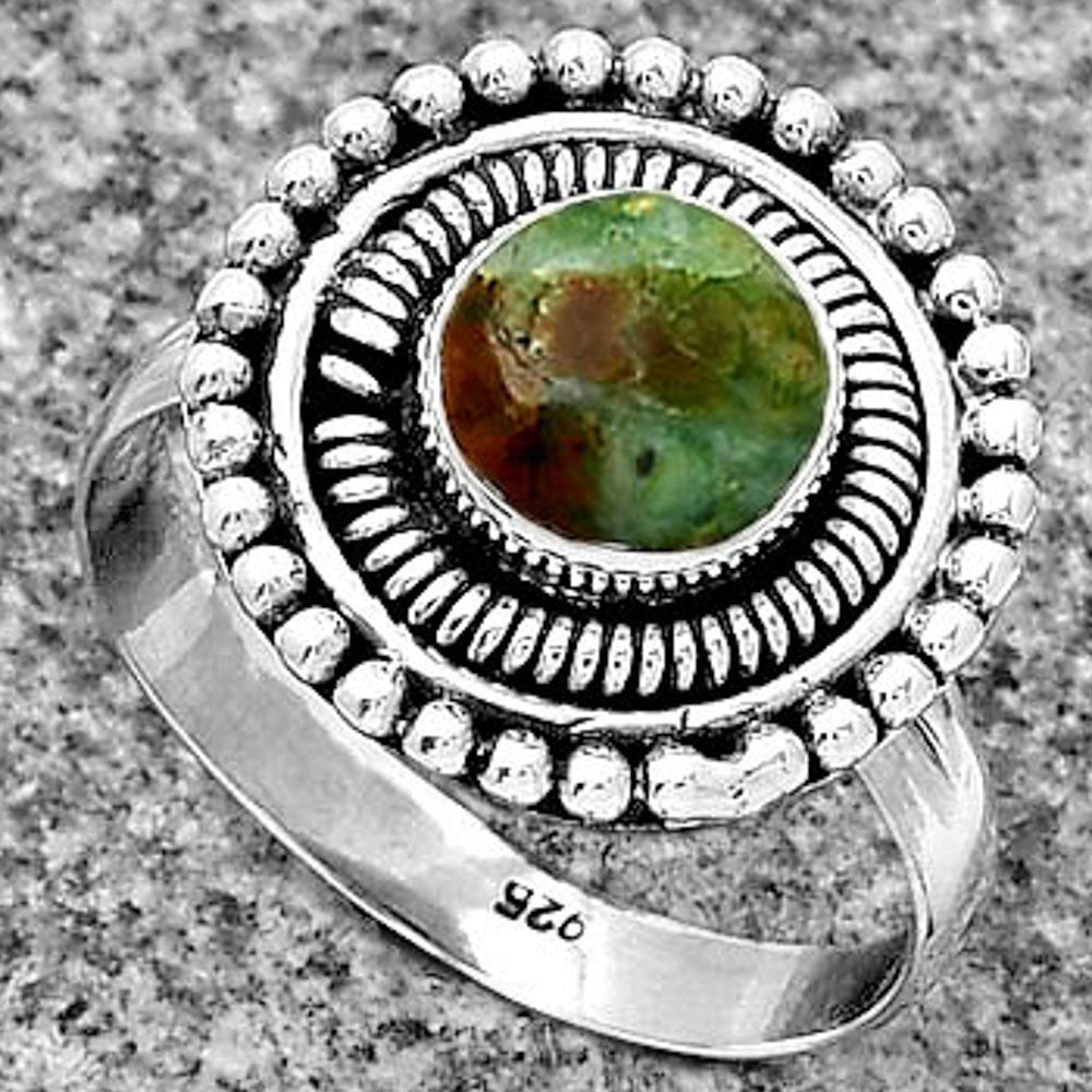 Boulder Chrysoprase - Australia Ring size-8 R-1388 SDR185770