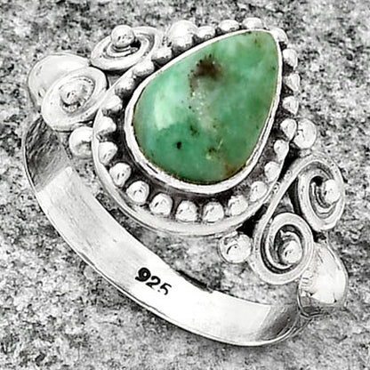 Natural Larsonite Jasper Ring size-7 R-1283 SDR186678