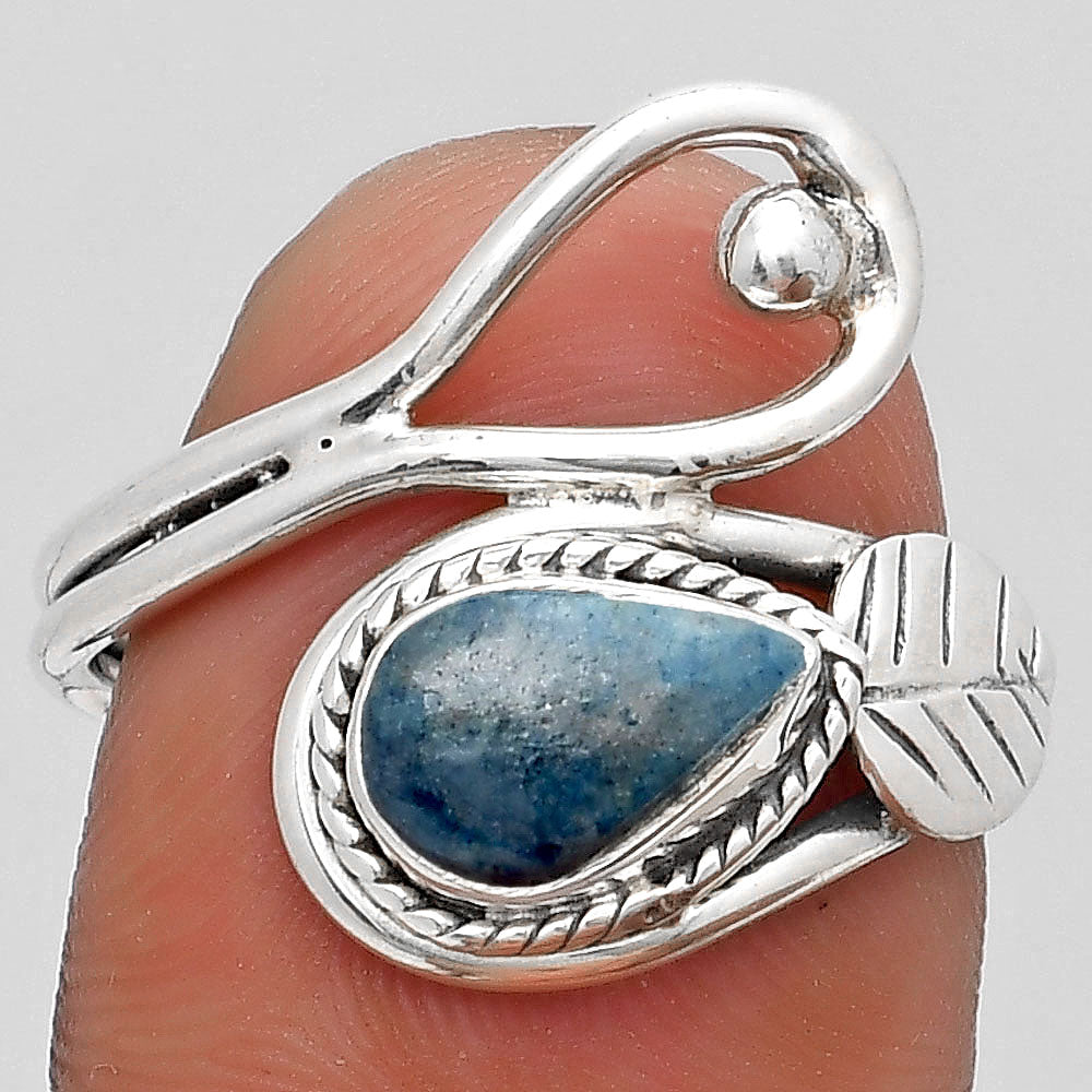 Natural Blue Scheelite - Turkey Ring size-7.5 R-1464 SDR186767