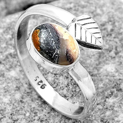 Adjustable - Indian Blanket Jasper Ring size-9.5 R-1440 SDR186968