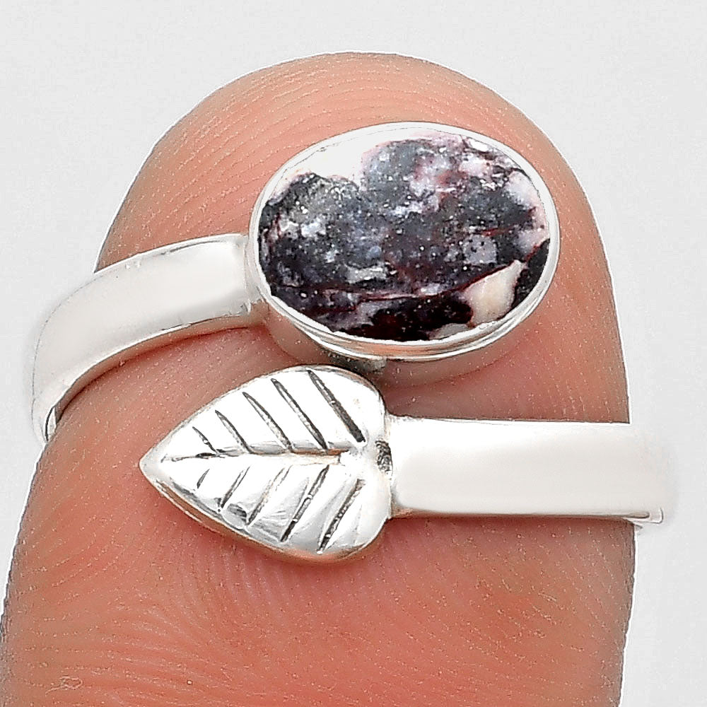 Adjustable - Indian Blanket Jasper Ring size-7.5 R-1440 SDR186972