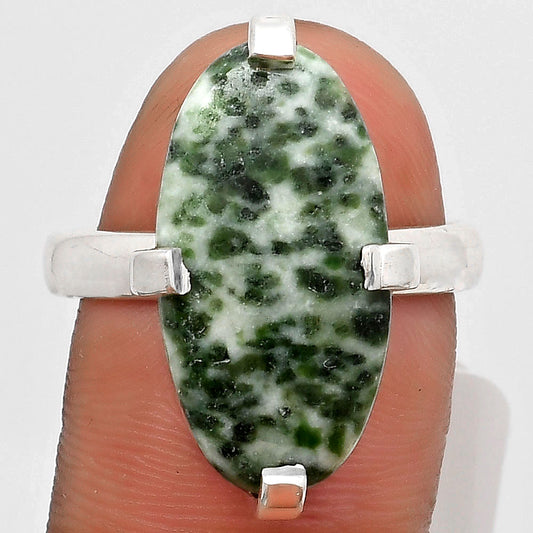 Natural Dioptase Ring size-8.5 R-1089 SDR187007