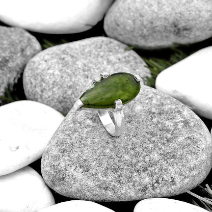 Natural Chrome Chalcedony Ring size-7 R-1089 SDR187015