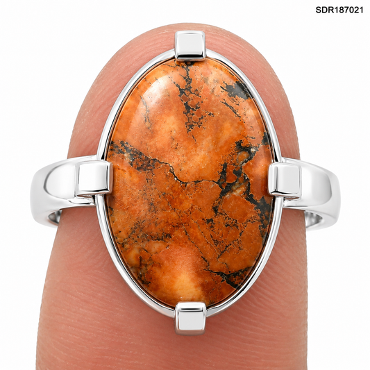 Natural Maligano Jasper Indonesia Ring size-8.5 R-1089 SDR187021