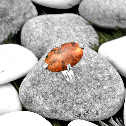 Natural Maligano Jasper Indonesia Ring size-8.5 R-1089 SDR187021