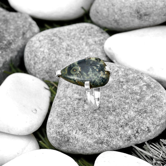 Natural Star Galaxy Jasper Ring size-8 R-1089 SDR187036