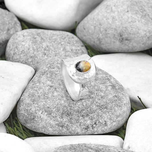 Adjustable - Indian Blanket Jasper Ring size-7 R-1319 SDR187071