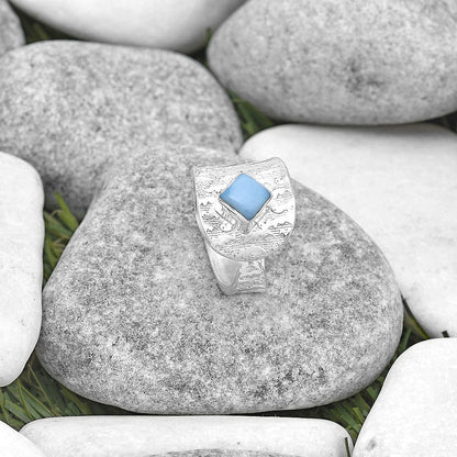 Adjustable - Natural Owyhee Opal Ring size-6 R-1319 SDR187107