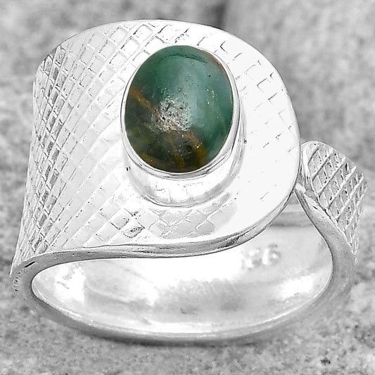 Adjustable Natural Larsonite Jasper Ring size-6 R-1319 SDR187165