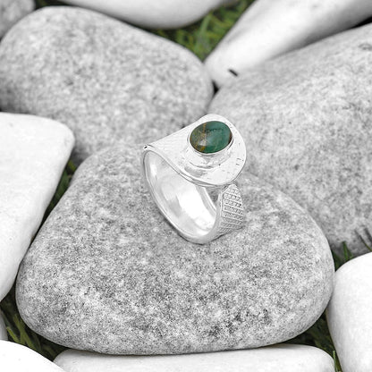 Adjustable Natural Larsonite Jasper Ring size-6 R-1319 SDR187165