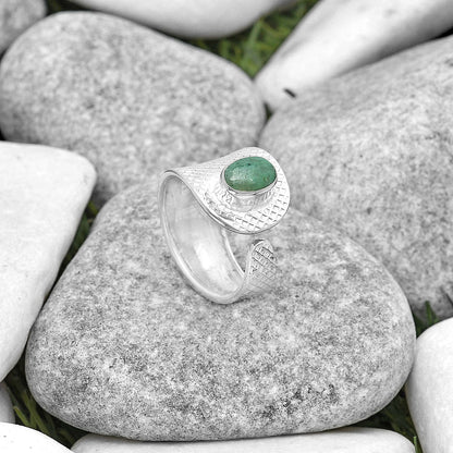 Adjustable - Larsonite Jasper Ring size-7.5 R-1319 SDR187166