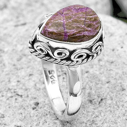 Natural Purpurite - South Africa Ring size-8.5 R-1196 SDR187391