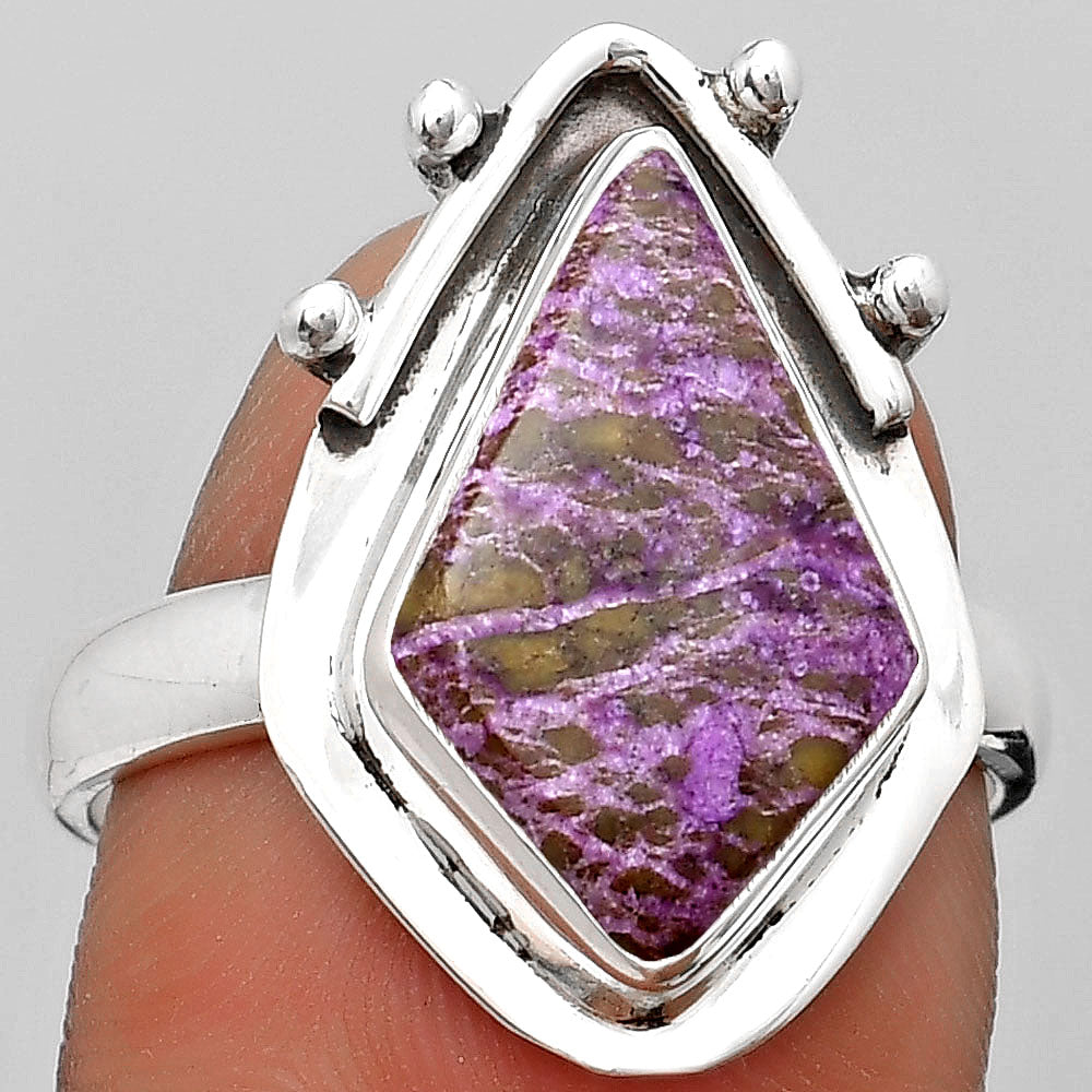 Natural Purpurite - South Africa Ring size-8.5 R-1513 SDR187641