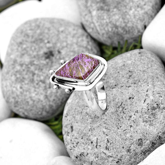 Natural Purpurite - South Africa Ring size-8.5 R-1513 SDR187641